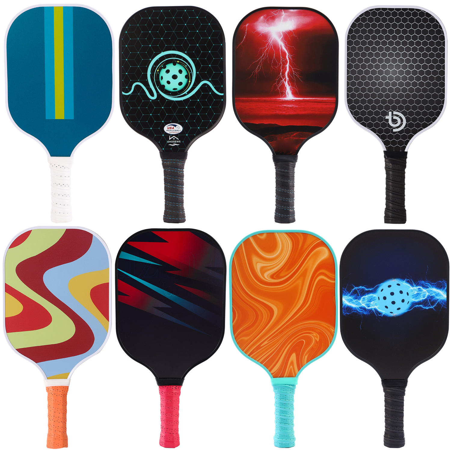 Cricket Bat Tape Ball - Pickleball Paddles USAPA Approved Graphite Pickleball
