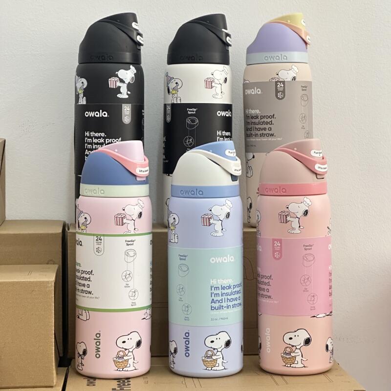 Sports Water Bottle Insulated - Snoopy Insulated Water Bottle Style Fruit
