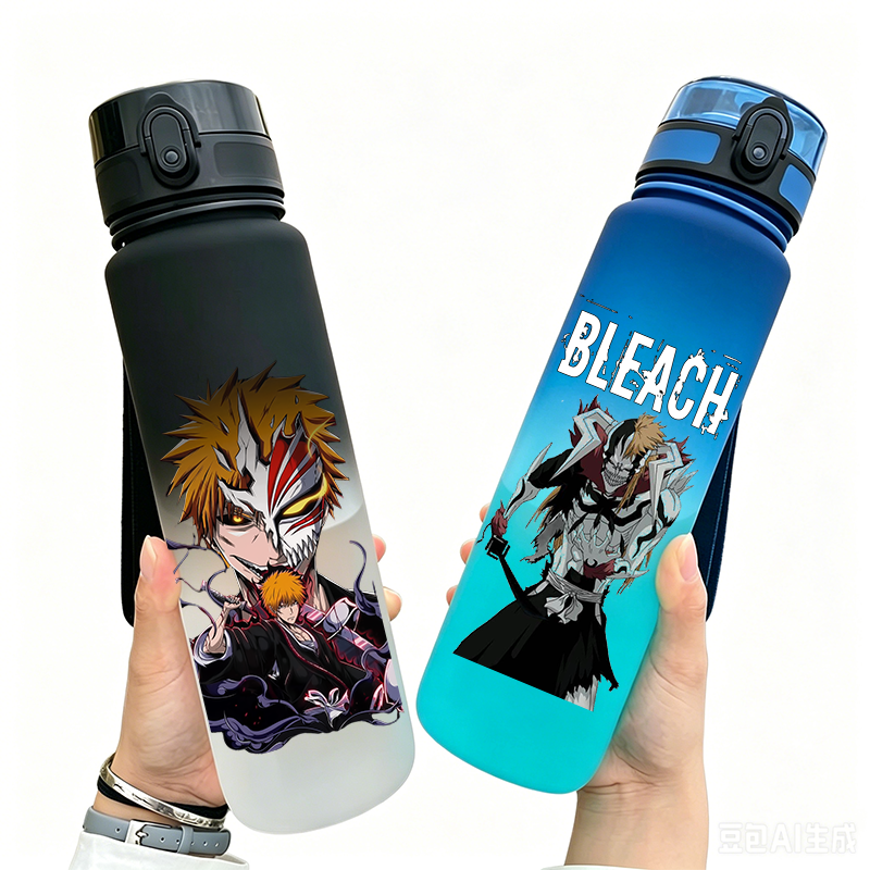 Sports Water Bottle Insulated - Bleach Anime Water Bottle 650ml BPA-Free