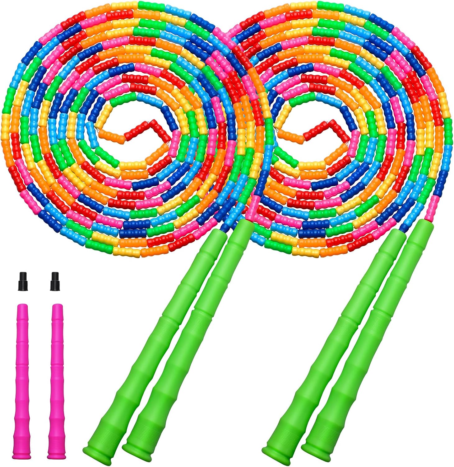 Jump Rope Double Dutch - Double Dutch Jump Rope 16FT, Adjustable