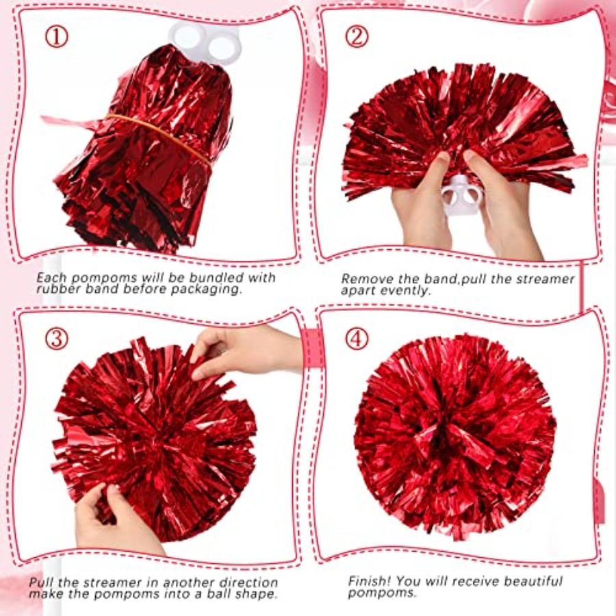 12 Pcs Cheerleading Pom Poms C - Cheerleading Pom Pom ulasan dan harga