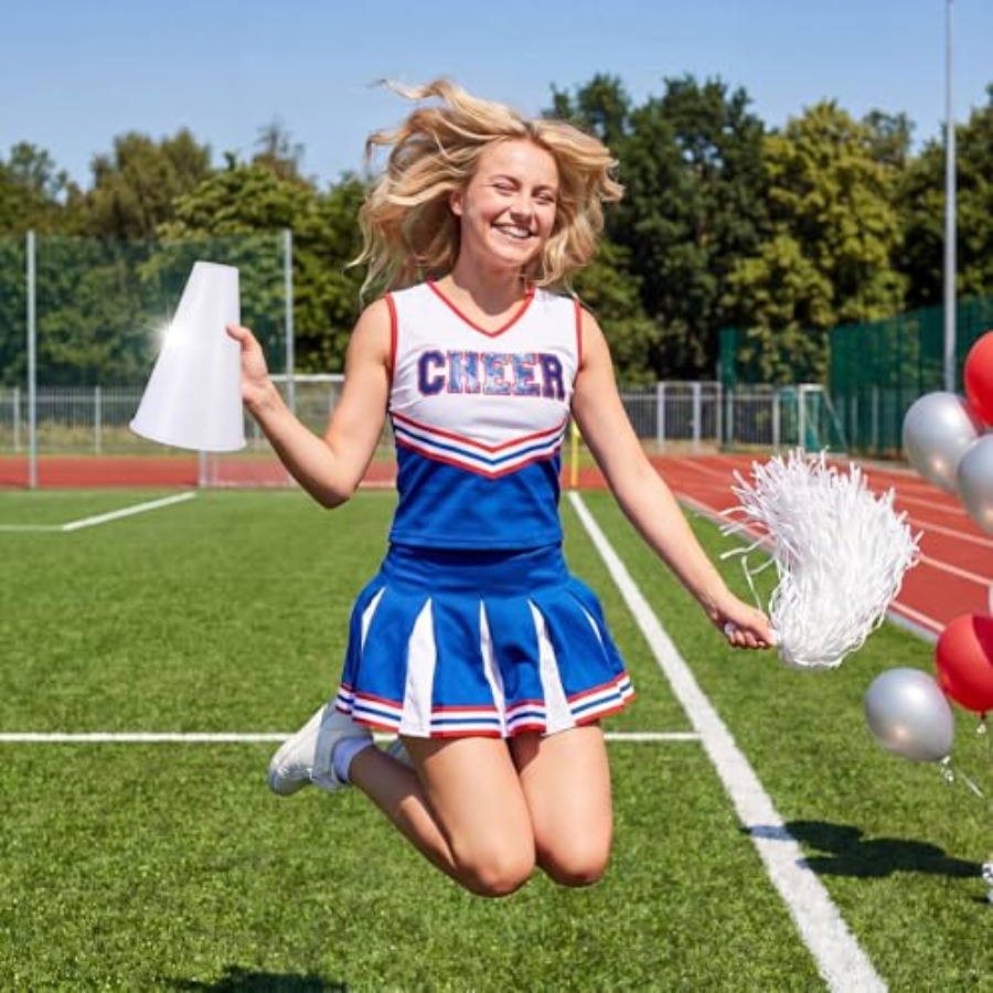 4 Pcs Team Spirit Items Small  - Cheerleading Pom Pom ulasan dan harga