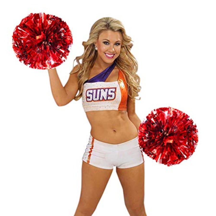 4 Pack 2 Pair Metallic Foil Ch - Cheerleading Pom Pom ulasan dan harga