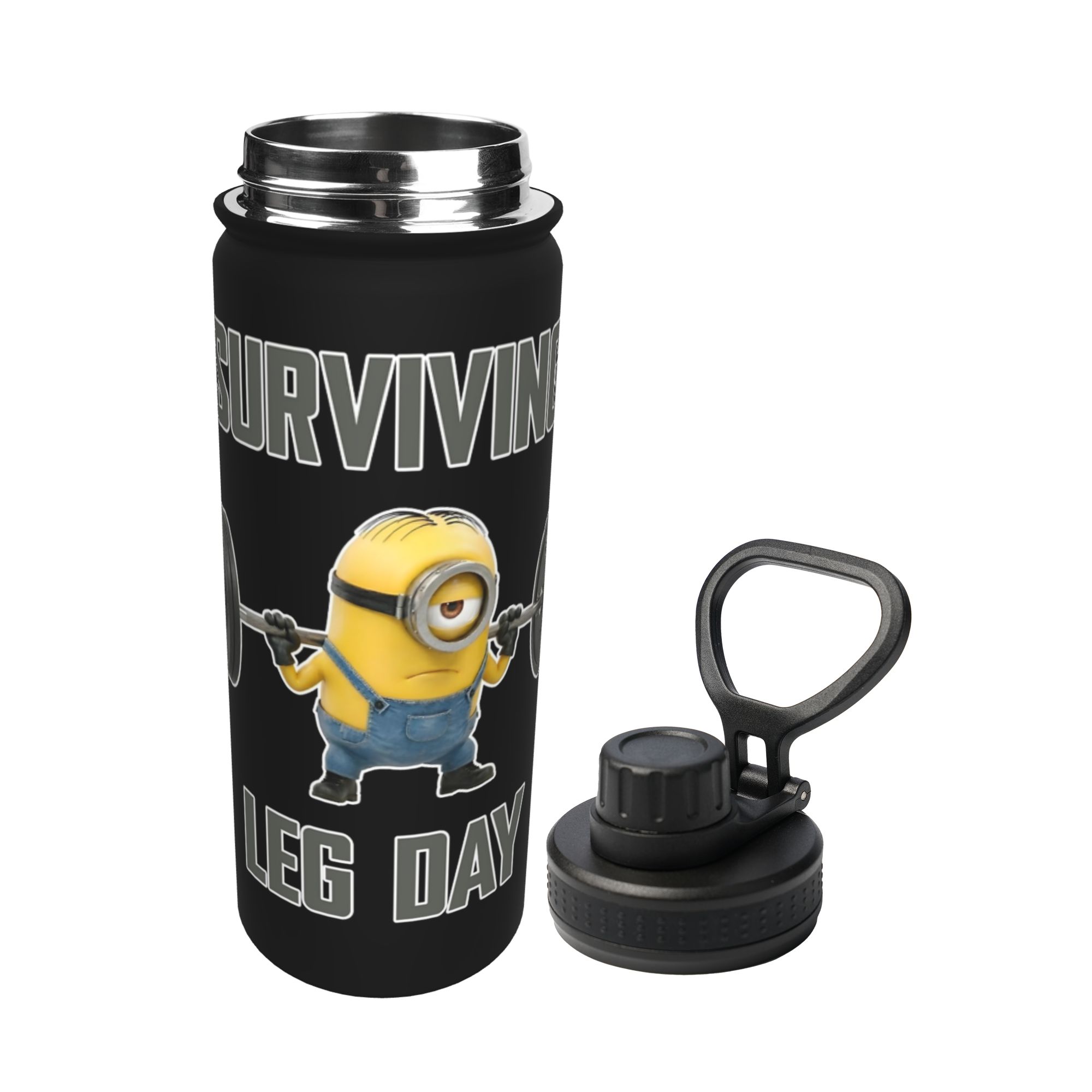 Cartoon M-Minions 18OZ Sports  - Sports Water Bottle Insulated ulasan dan harga