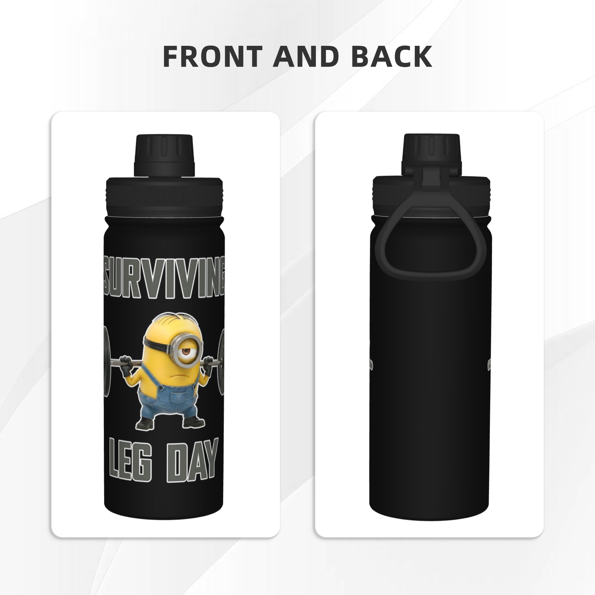Cartoon M-Minions 18OZ Sports  - Sports Water Bottle Insulated ulasan dan harga