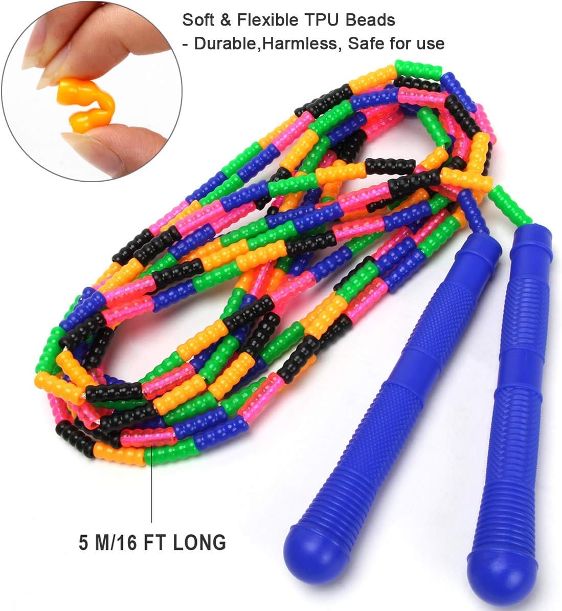 16FT Long Jump Rope 2 Pack, Do - Jump Rope Double Dutch ulasan dan harga