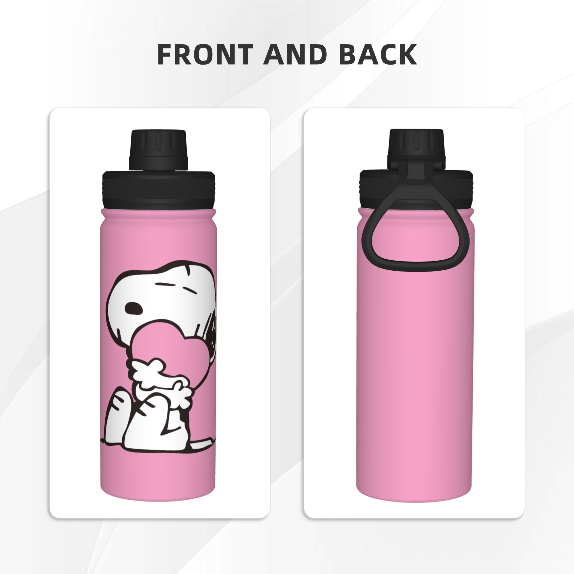 S-Dog-Snoopies Cartoon 18OZ Sp - Sports Water Bottle Insulated ulasan dan harga