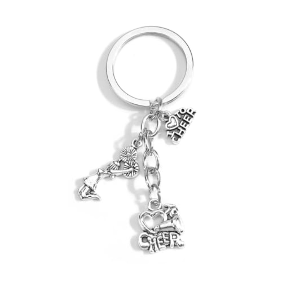 Cheerleader Keychain for Women - Cheerleading Pom Pom ulasan dan harga