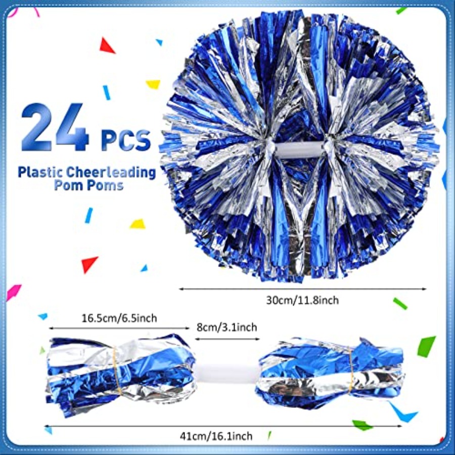 24 Pack Cheerleading Pom Poms  - Cheerleading Pom Pom ulasan dan harga