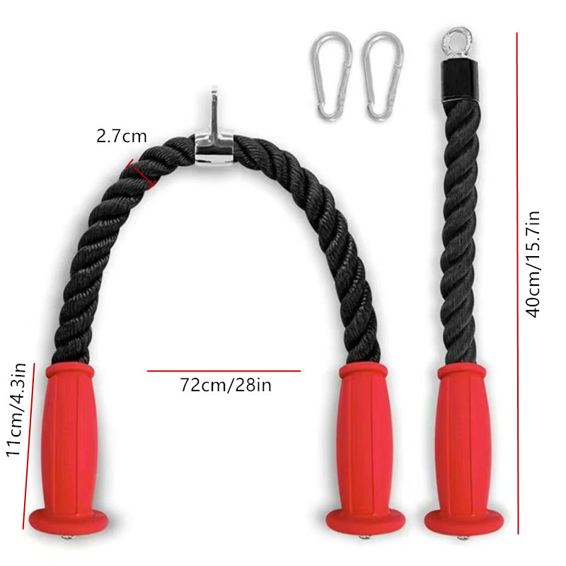 Ergonomic Tricep Ropes Non-Sli - Sports Equipment Images ulasan dan harga