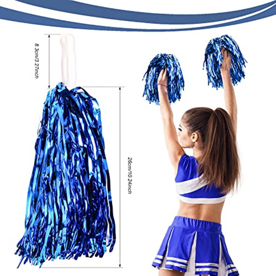 24 Pcs Metallic Cheerleading P - Cheerleading Pom Pom ulasan dan harga