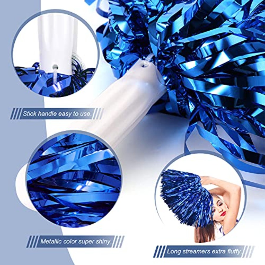 24 Pcs Metallic Cheerleading P - Cheerleading Pom Pom ulasan dan harga