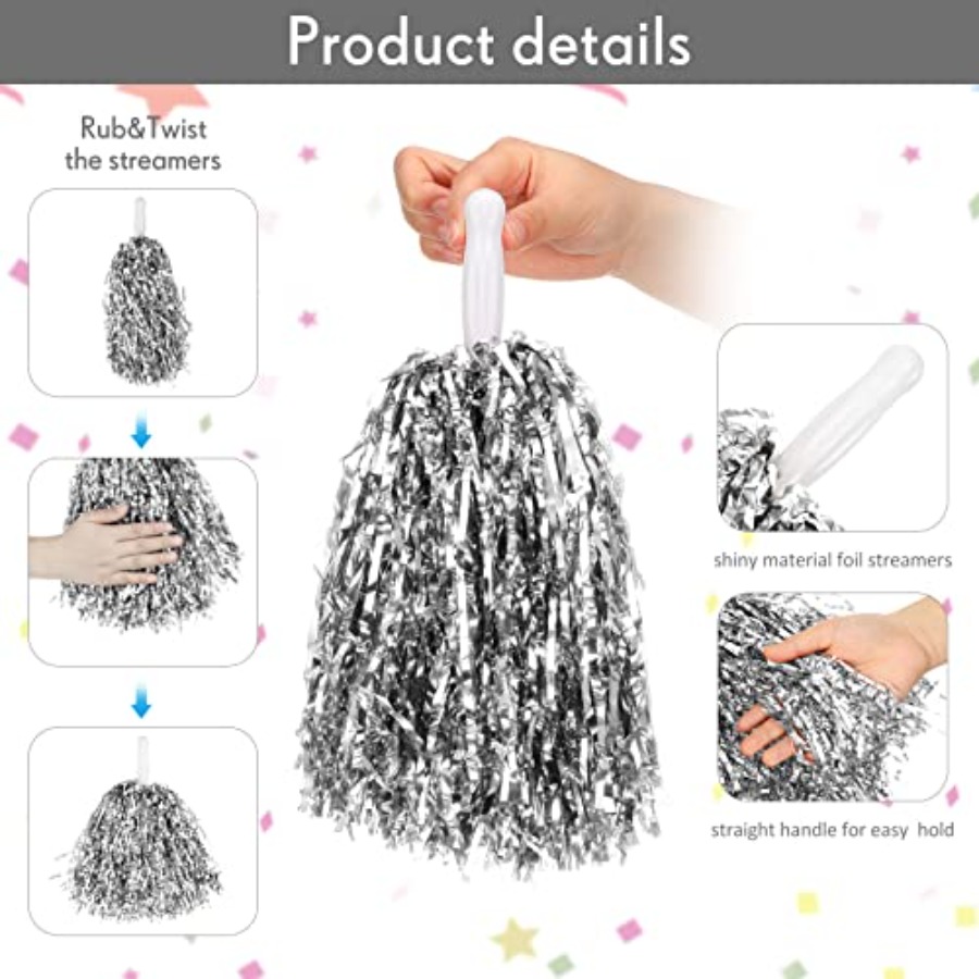60/120 Pcs Cheerleading Pom Po - Cheerleading Pom Pom ulasan dan harga