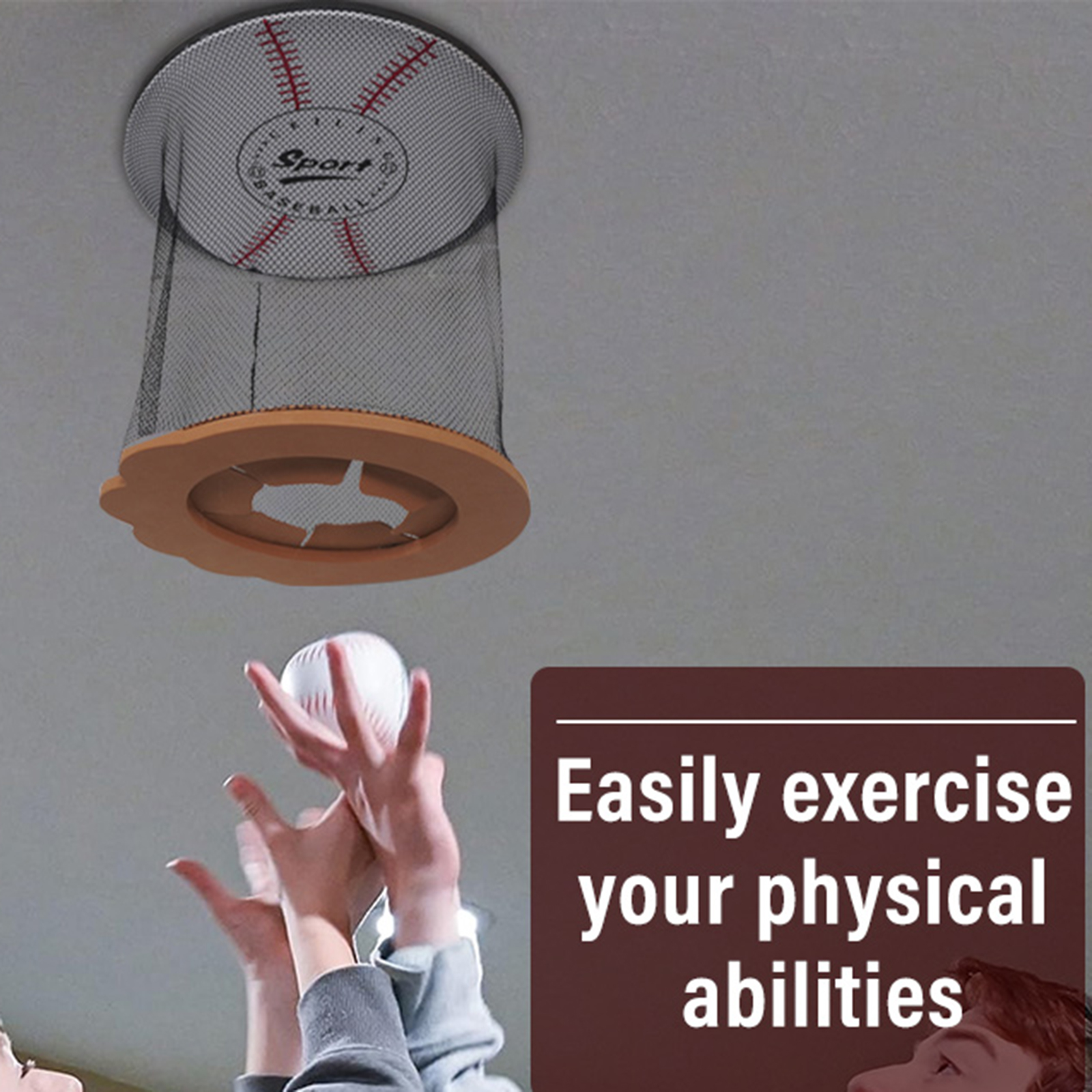 Indoor Ceiling Mount Baseball  - Sports Equipment For Kids ulasan dan harga