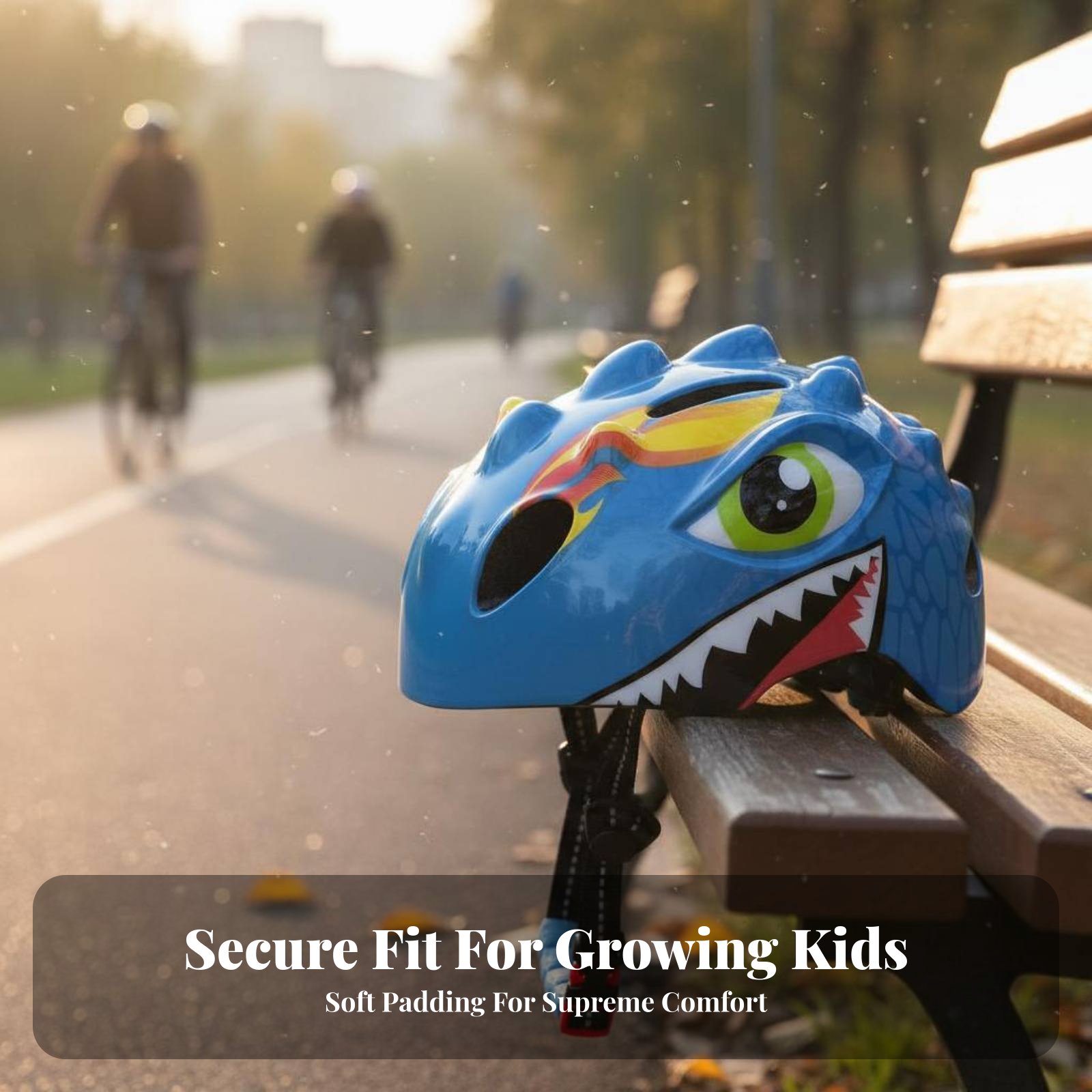 Cartoon Dinosaur Helmet Versat - Sports Equipment For Kids ulasan dan harga