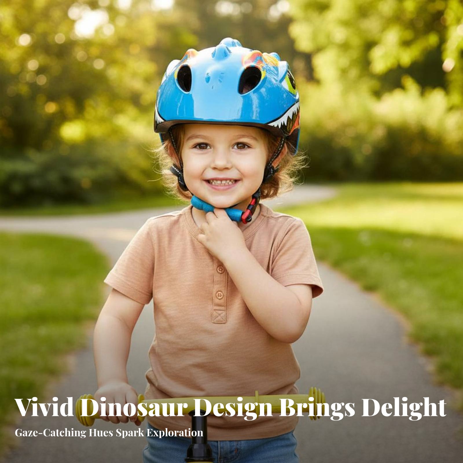 Cartoon Dinosaur Helmet Versat - Sports Equipment For Kids ulasan dan harga