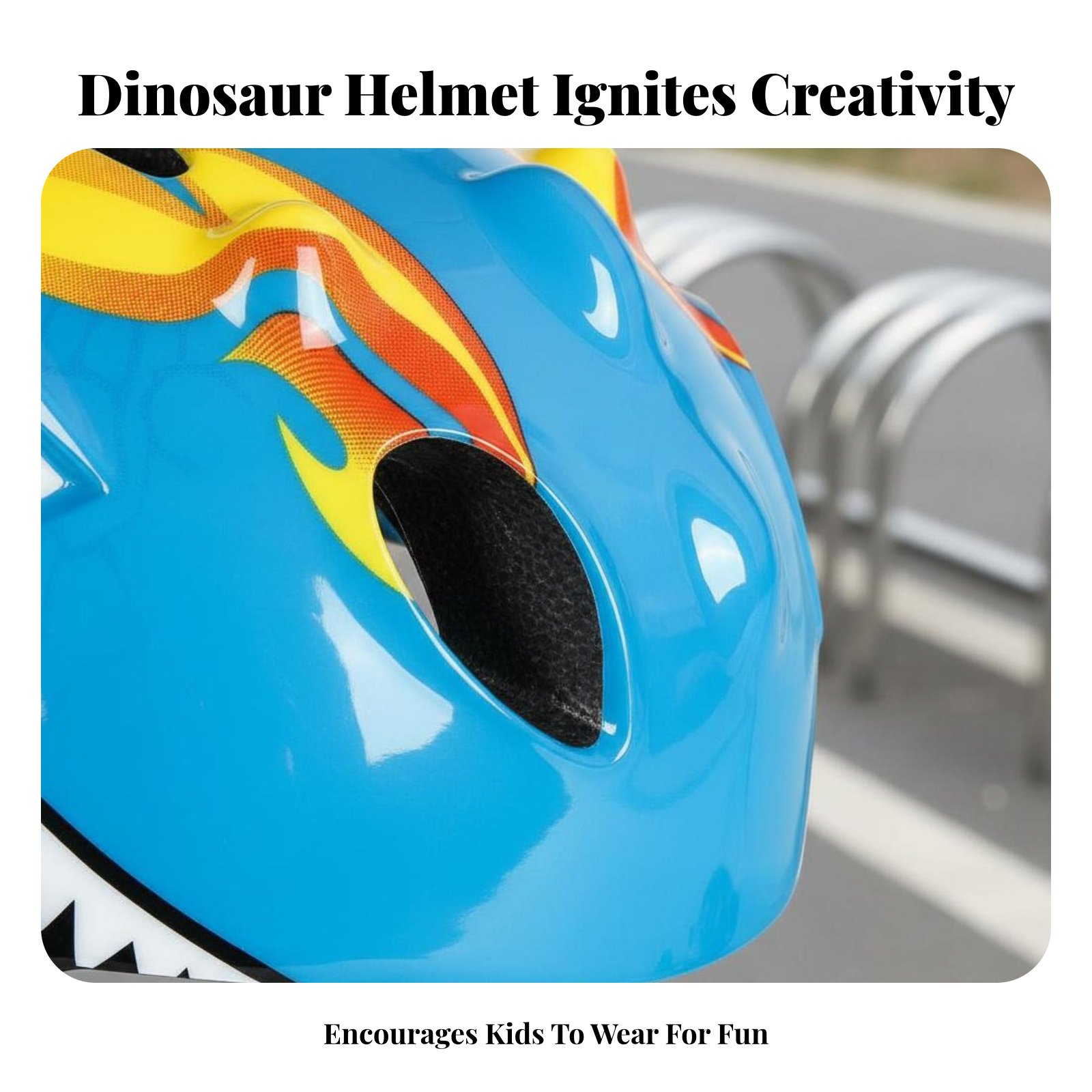 Cartoon Dinosaur Helmet Versat - Sports Equipment For Kids ulasan dan harga