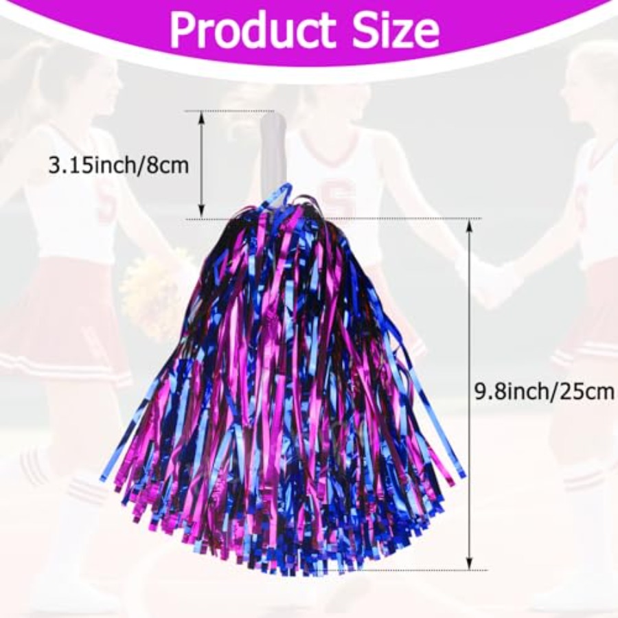 5PCS Pom Poms Cheerleading Sha - Cheerleading Pom Pom ulasan dan harga