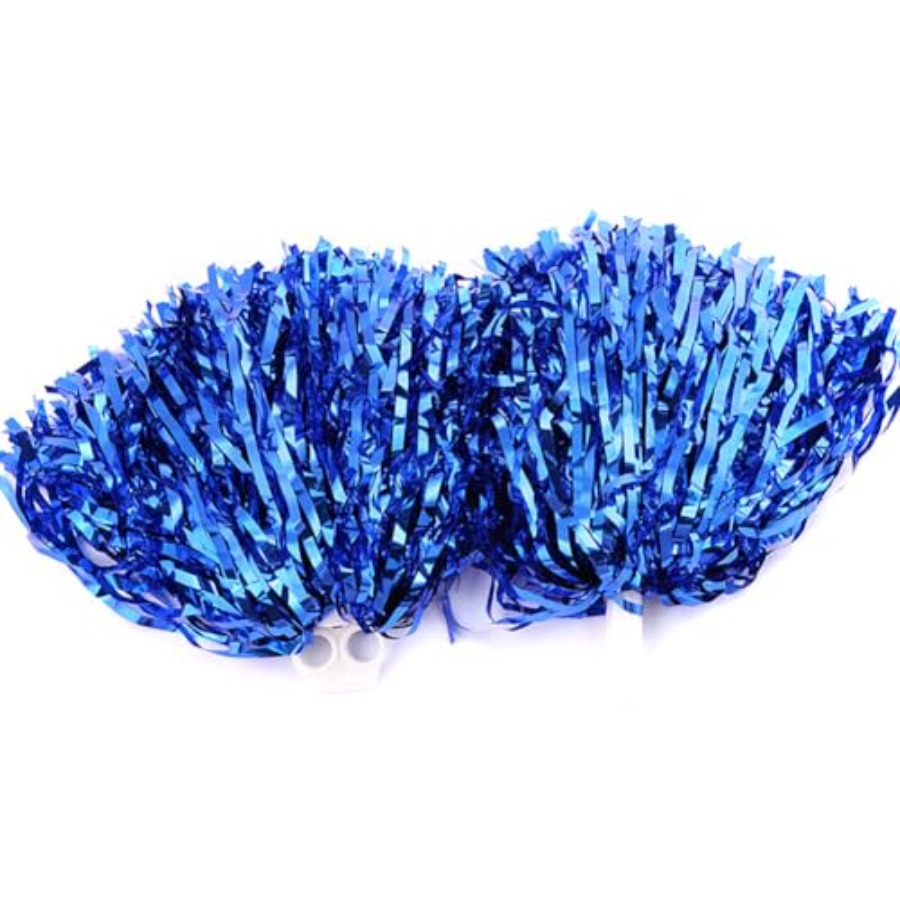 4 Pcs Metallic Foil Plastic Po - Cheerleading Pom Pom ulasan dan harga