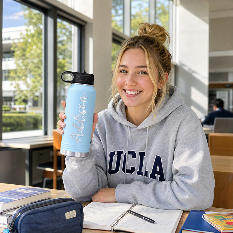 Customizable Large Stainless S - Sports Water Bottle Insulated ulasan dan harga