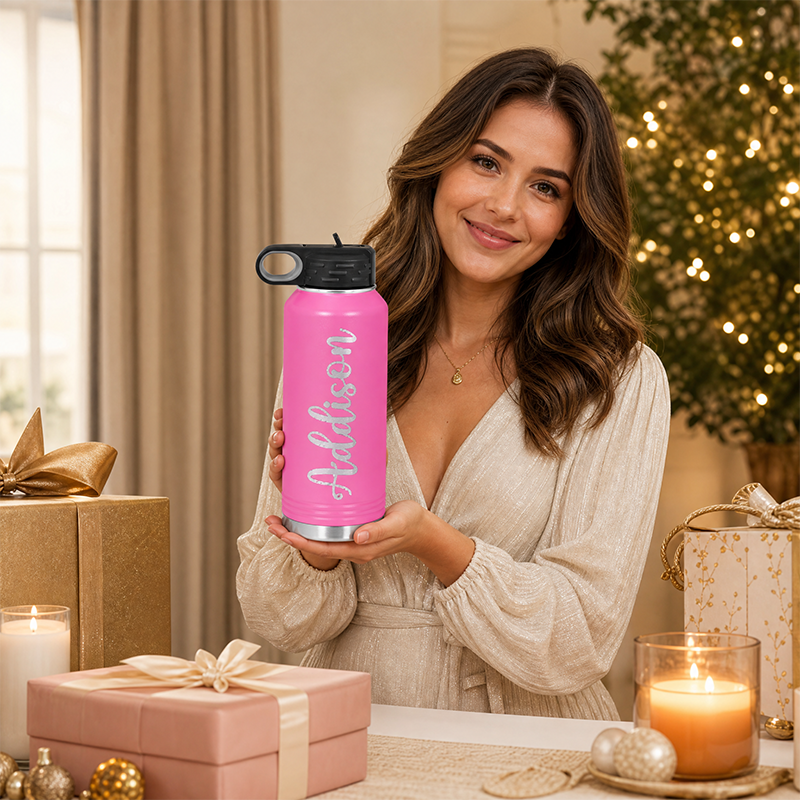 Customizable Large Stainless S - Sports Water Bottle Insulated ulasan dan harga