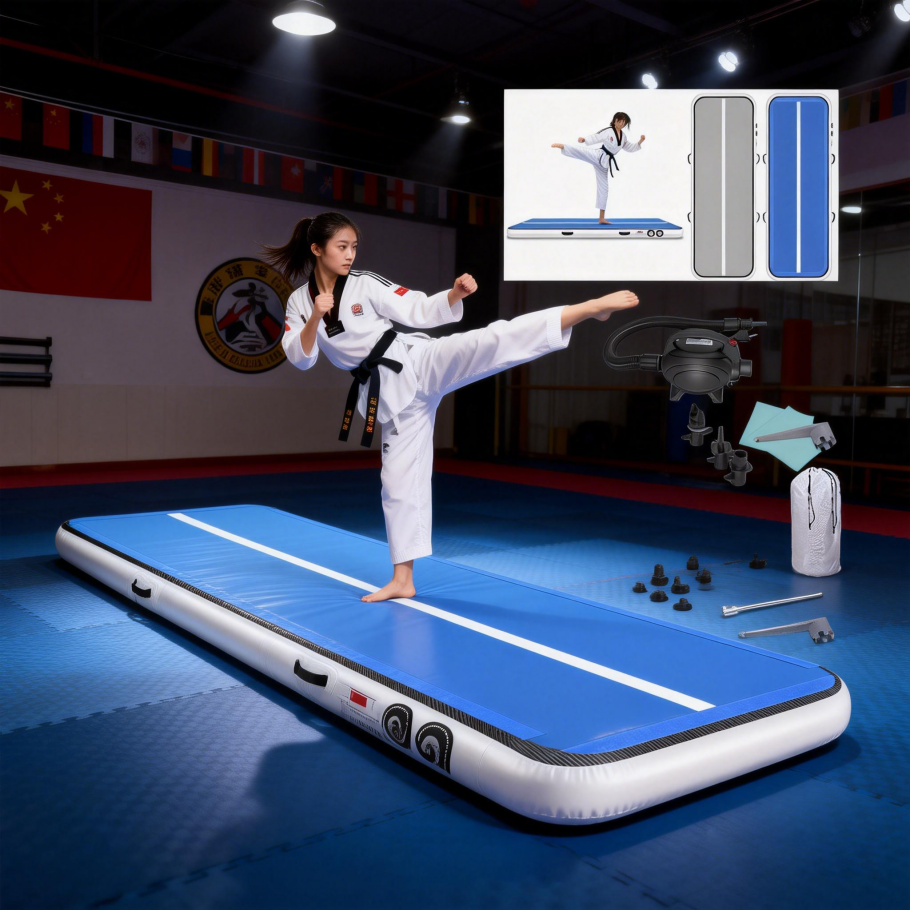Factory Wholesale Inflatable A - Tumbling Air Track ulasan dan harga