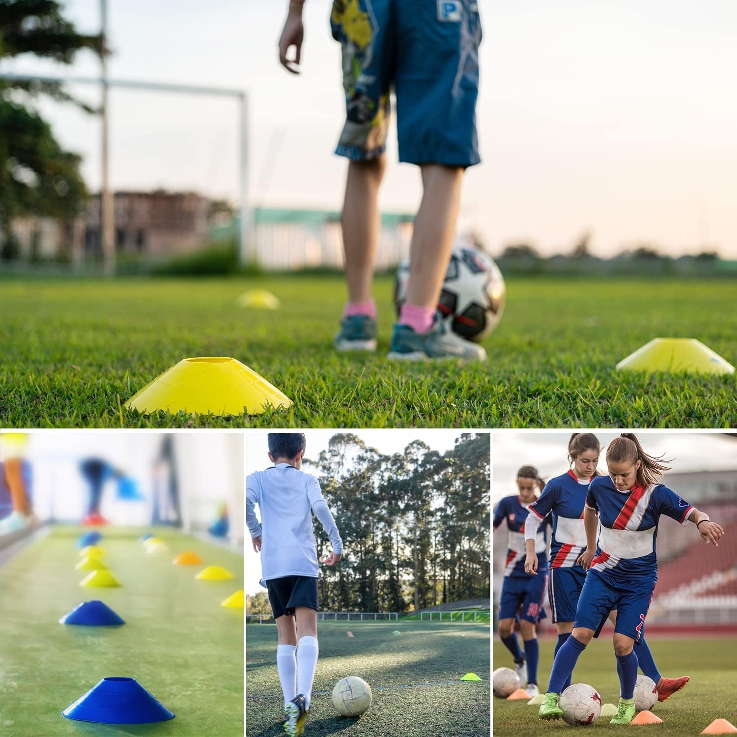 5 Pcs football training plate  - Football Training Cone ulasan dan harga