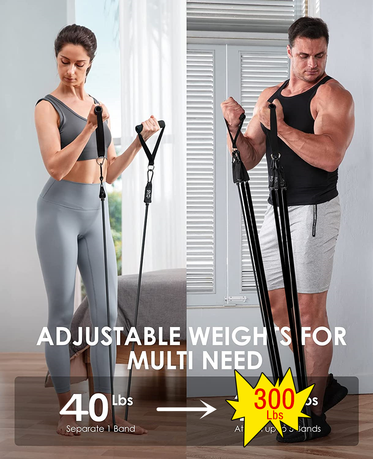 300lb Fitness Booty Resistance - Sports Equipment Images ulasan dan harga