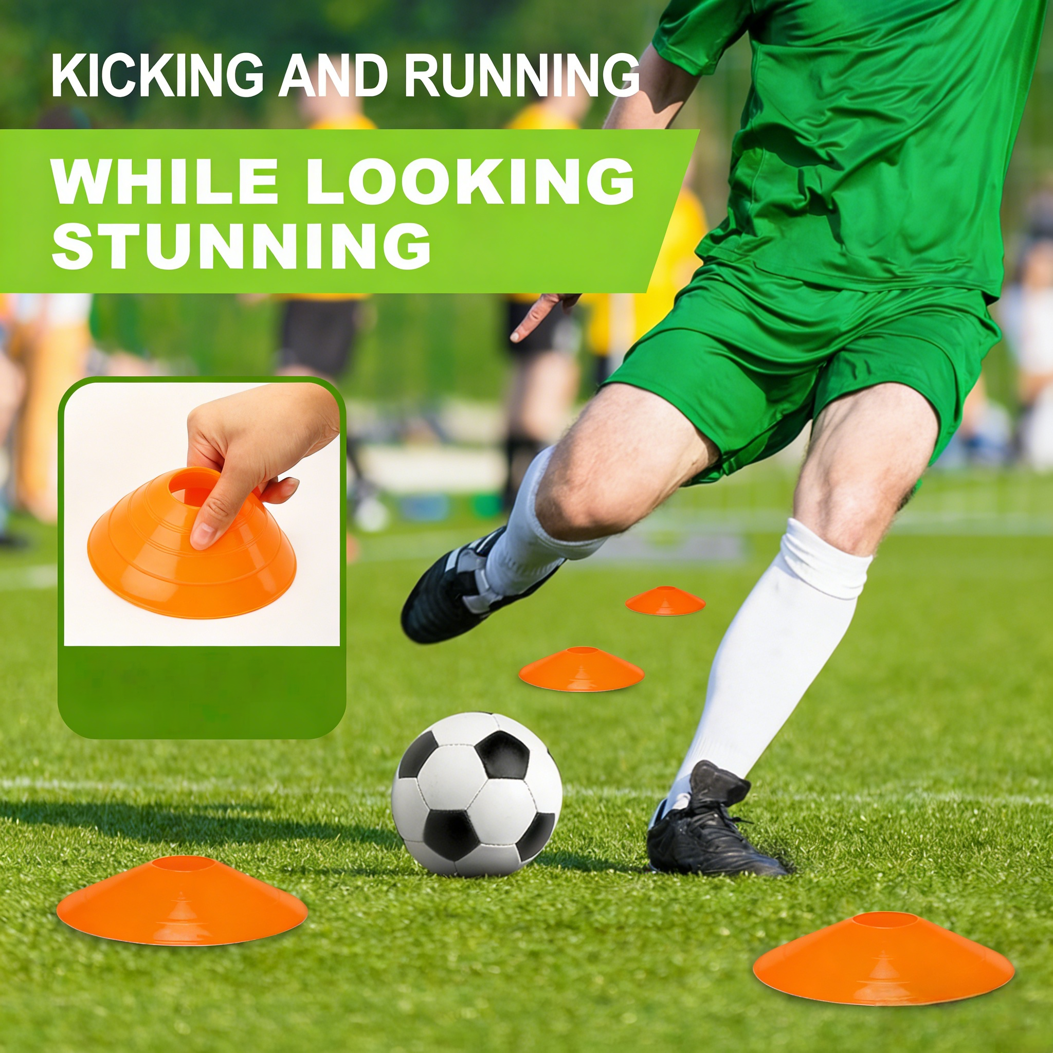 25 Pack football cone plate  f - Football Training Cone ulasan dan harga